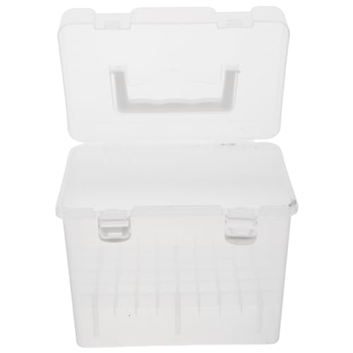 MUELODSIC Tragbare Marker-aufbewahrungsbox, Transparenter Organizer Für Malutensilien, Handstiftetui, Handschreibwarenbehälter, Transparenter Marker-Box-Organizer MUELODSIC Tragbare Marker-aufbewahrungsbox, Transparenter Organizer Für Malutensilien, Handstiftetui, Handschreibwarenbehälter, Transparenter Marker-Box-Organizer von MUELODSIC