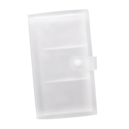 MUELODSIC Transparenter Visitenkartenhalter mit Slots Schlankes Kartenetui für Büro und Unterwegs Namenskarten Organizer für Damen und Herren Geeignet Langlebiges Material Modernes Design von MUELODSIC