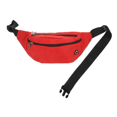 MUELODSIC Verstellbare Sport-Bauchtasche Für Damen Und Herren Multifunktionale Hüfttasche Für Joggen Wandern Und Fitness Wasserabweisend Mit Mehreren Fächern in Rot MUELODSIC Verstellbare Sport-Bauchtasche Für Damen Und Herren Multifunktionale Hüfttasche Für Joggen Wandern Und Fitness Wasserabweisend Mit Mehreren Fächern in Rot von MUELODSIC