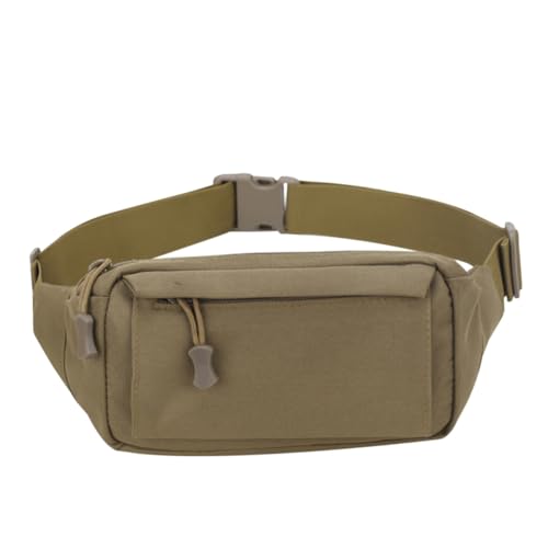 MUELODSIC wasserdichte Bauchtasche für Herren Multifunktionale Outdoor Gürteltasche mit Verstellbarem Verschluss Leichte Handy Hüfttasche mit Kartenfach für Sport und Alltag von MUELODSIC