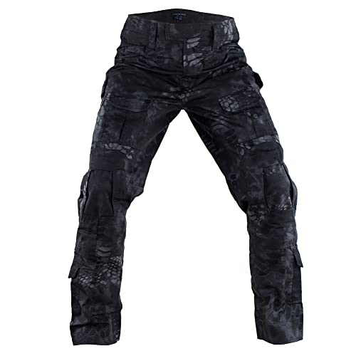 MUFFRO Herren Kampfhose Tactical Cargo Sporthose Camouflage Trekking Jagdbekleidung (Color : D, Size : 5XL) von MUFFRO