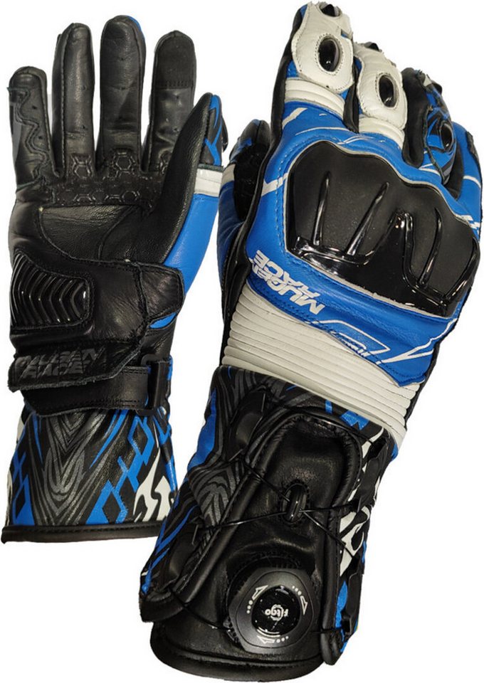 MUGENRACE Motorradhandschuhe Cowy Motorrad Handschuhe lange Stulpe von MUGENRACE