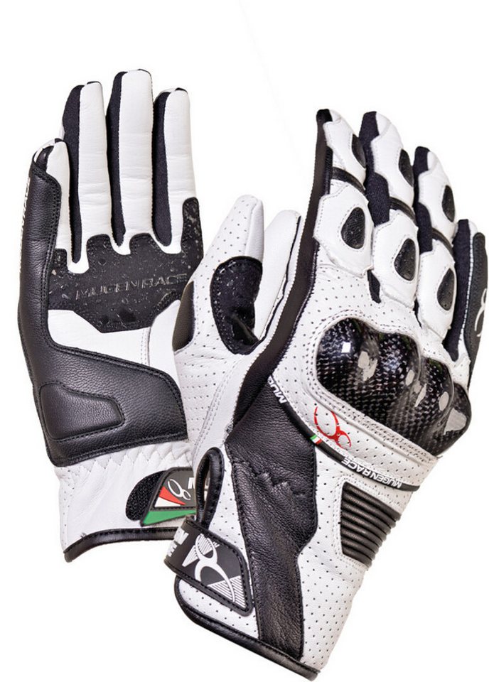 MUGENRACE Motorradhandschuhe Figuratore perforierte Motorrad Handschuhe perforiert,kurze Stulpe MUGENRACE Motorradhandschuhe Figuratore perforierte Motorrad Handschuhe perforiert,kurze Stulpe von MUGENRACE