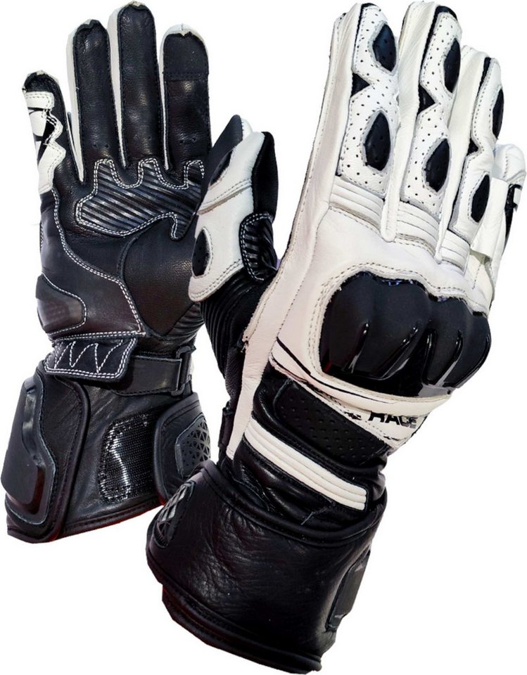 MUGENRACE Motorradhandschuhe Linea Sport Motor rad Handschuhe perforiert,Touchscreenbedienung möglich von MUGENRACE