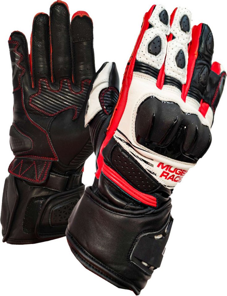 MUGENRACE Motorradhandschuhe Linea Sport Motor rad Handschuhe perforiert,Touchscreenbedienung möglich MUGENRACE Motorradhandschuhe Linea Sport Motor rad Handschuhe perforiert,Touchscreenbedienung möglich von MUGENRACE
