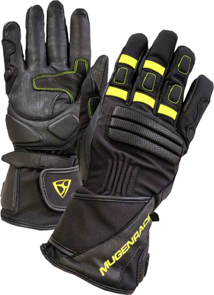 MUGENRACE Motorradhandschuhe Primo Winter Motor rad Handschuhe Atmungsaktiv,lange Stulpe,wasserabweisend von MUGENRACE
