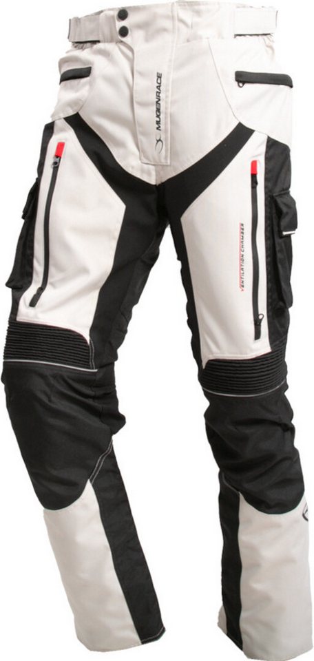 MUGENRACE Motorradhose Lineare wasserdichte Motorrad Textilhose (wasserdicht) Knieprotektoren enthalten,wasserdicht,herausnehmbares Innenfutter von MUGENRACE