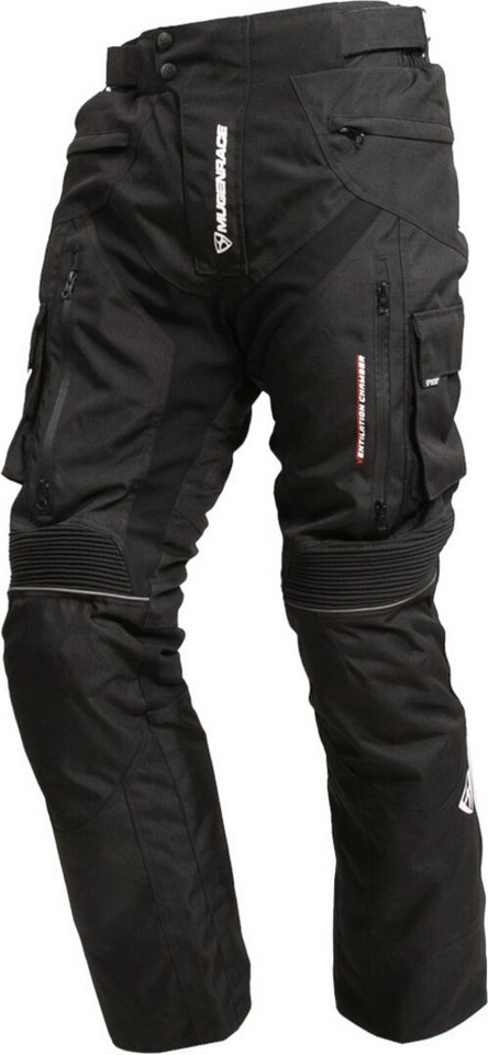 MUGENRACE Motorradhose Lineare wasserdichte Motorrad Textilhose (wasserdicht) Knieprotektoren enthalten,wasserdicht,herausnehmbares Innenfutter von MUGENRACE