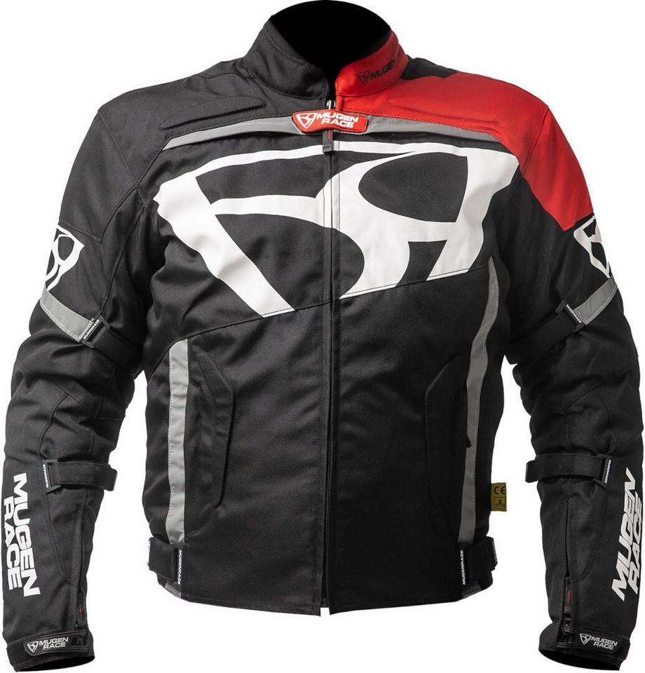 MUGENRACE Motorradjacke Aggressore-T wasserdichte Motorrad Textiljacke (wasserdicht) herausnehmbares Innenfutter,wasserdicht,herausnehmbare Membrane,E von MUGENRACE