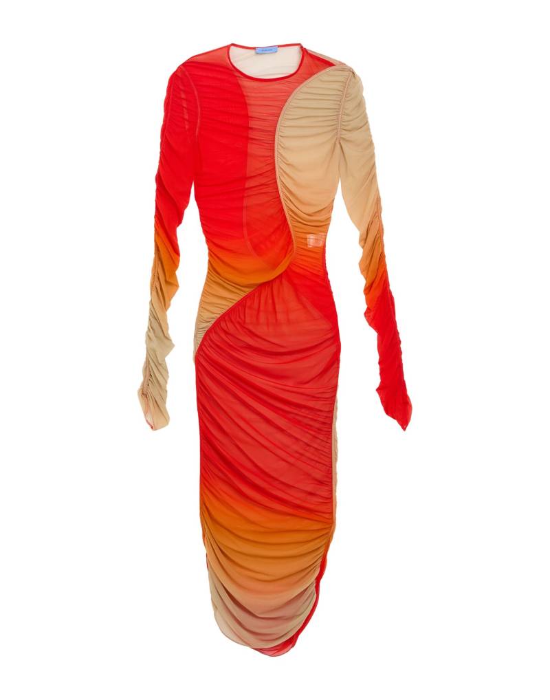 MUGLER Midi-kleid Damen Tomatenrot von MUGLER