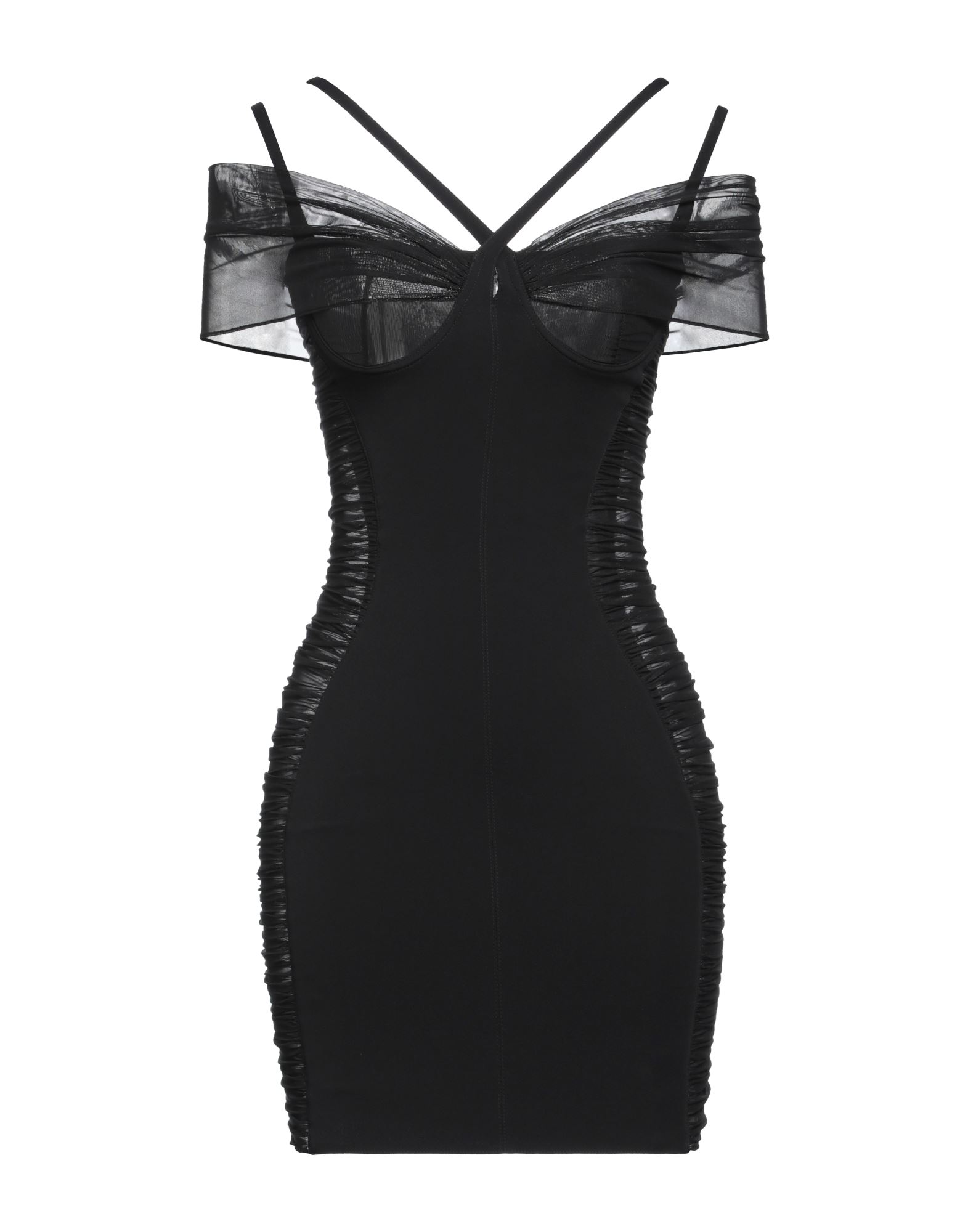 MUGLER Mini-kleid Damen Schwarz MUGLER Mini-kleid Damen Schwarz von MUGLER