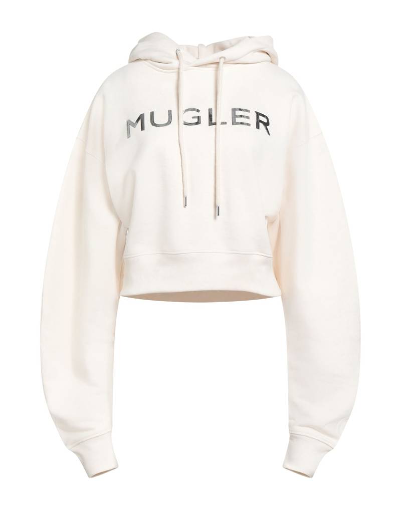 MUGLER Sweatshirt Damen Cremeweiß von MUGLER