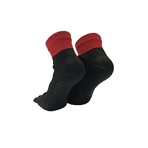 MUGUOY Rutschfeste Socken mit 5 Zehen, schnittfeste Socken, die minimalistischsten Schuhe der Welt befreien Ihre Füße, hoch geschnittene Zehensocken für Strand. (B) von MUGUOY