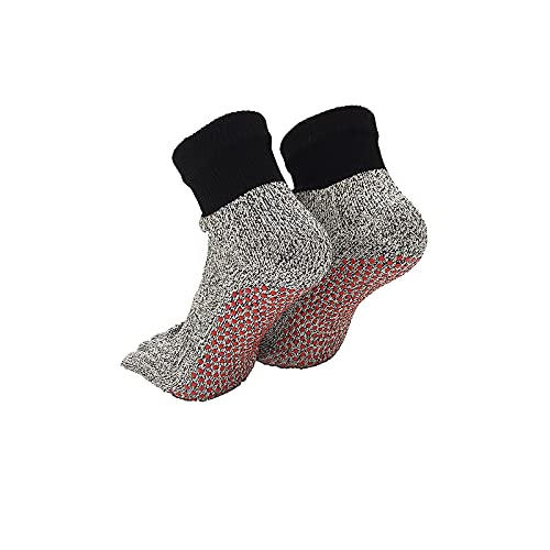 MUGUOY Rutschfeste Socken mit 5 Zehen, schnittfeste Socken, die minimalistischsten Schuhe der Welt befreien Ihre Füße, hoch geschnittene Zehensocken für Strand. (C) von MUGUOY