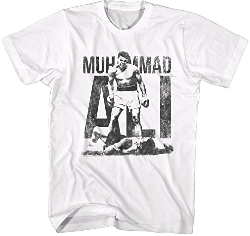 MUHAMMAD ALI - - Herren Win Wear T-Shirt, X-Large, White von MUHAMMAD ALI