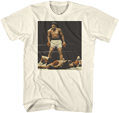 MUHAMMAD ALI - - Männer wie geht es dir? T-Shirt, Large, White von MUHAMMAD ALI