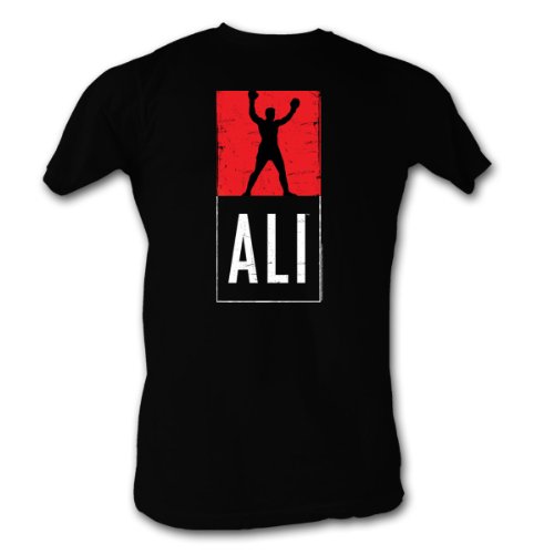 Muhammad Ali - - Herren Ali T-Shirt In Black, Large, Black von MUHAMMAD ALI