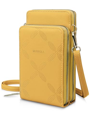 MUIIKOLA Kleine Handy Umhängetasche,Touchscreen Crossbody kleine Handytasche, Multifunktion Damen Umhängetaschen von MUIIKOLA