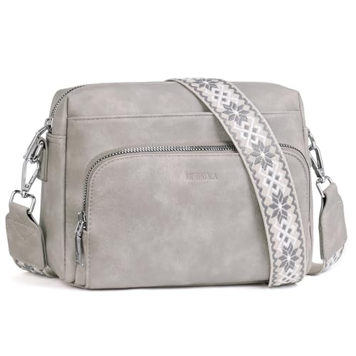 MUIIKOLA Umhängetasche Damen,Crossbody Bag Damen Klein，Damen-umhängetaschen PU Leder, Umhängetasche Damen mit Verstelbaar Schultergurt von MUIIKOLA