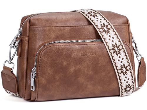 MUIIKOLA Umhängetasche Damen,Crossbody Bag Damen Klein，Damen-umhängetaschen PU Leder, Umhängetasche Damen mit Verstelbaar Schultergurt von MUIIKOLA