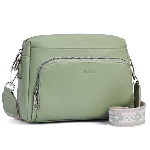 MUIIKOLA Umhängetasche Damen,Crossbody Bag Klein，Damen-umhängetaschen PU Leder mit Verstelbaar Schultergurt von MUIIKOLA