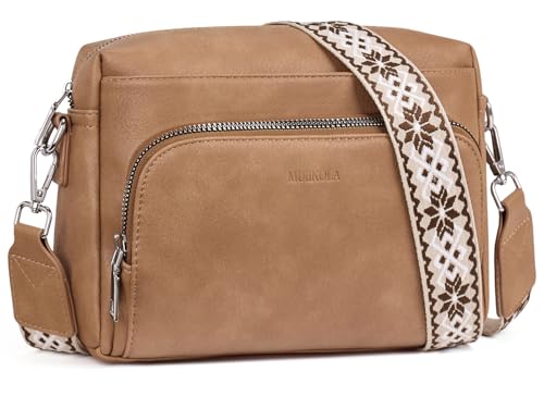 MUIIKOLA Umhängetasche Damen,Crossbody Bag Damen Klein，Damen-umhängetaschen PU Leder, Umhängetasche Damen mit Verstelbaar Schultergurt von MUIIKOLA