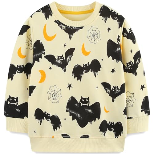 MUJOQE Baby Sweatshirts Jungen Langarm Pullover Kinder Shirts Baumwolle Warm Tops 6 Jahre von MUJOQE