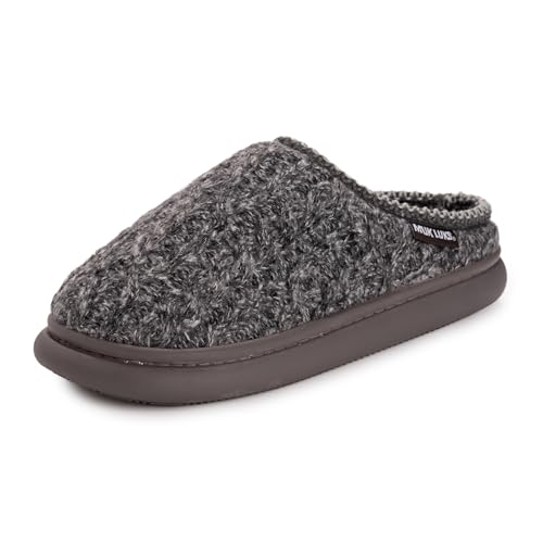 MUK LUKS Damen Bindi Clog Hausschuh, GRAU, Medium von MUK LUKS