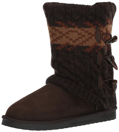 MUK LUKS Damen Cheryl Fashion Boot, Java Marl, 38 EU von MUK LUKS