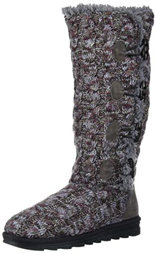 MUK LUKS Damen Felicity Kniehohe Stiefel, violett, 42.5 EU von MUK LUKS