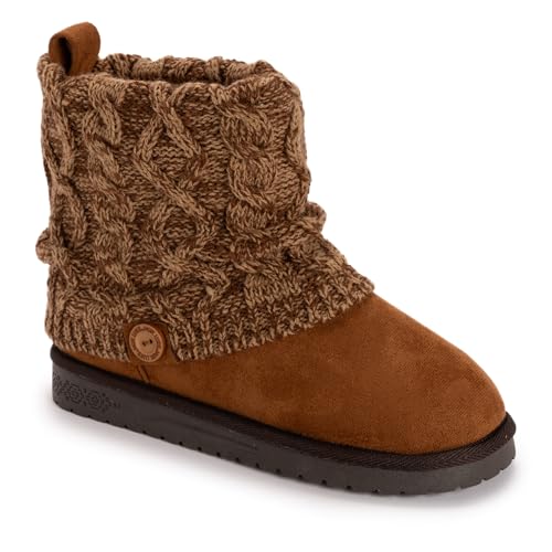 MUK LUKS Damen Laurel Boot Stiefelette, Kastanie, 41.5 EU Weit von MUK LUKS
