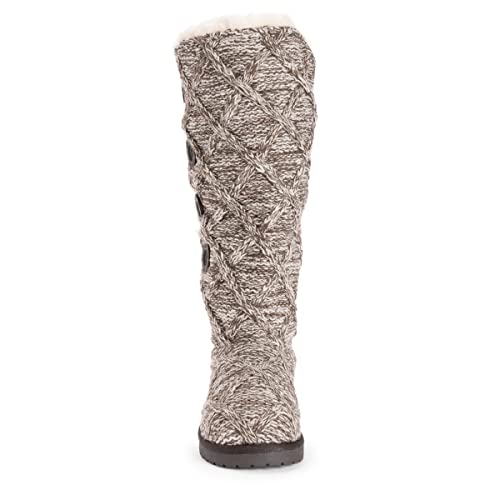 MUK LUKS Damen Malena, Steingitter, 37 EU von MUK LUKS