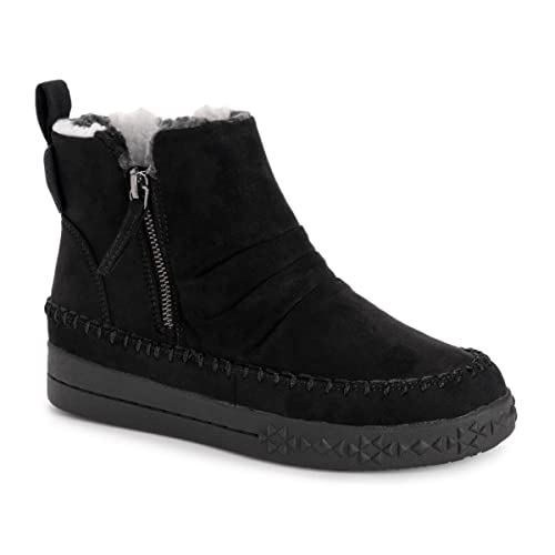 MUK LUKS Damen Street Richmond Stiefel, Schwarz, 41 EU von MUK LUKS