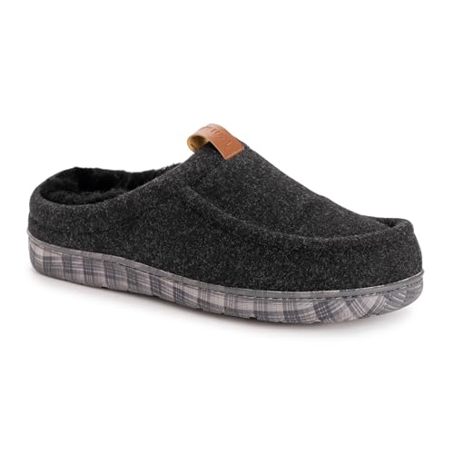 MUK LUKS Herren Miles Clog Hausschuh, Schwarz meliert MUK LUKS Herren Miles Clog Hausschuh, Schwarz meliert von MUK LUKS