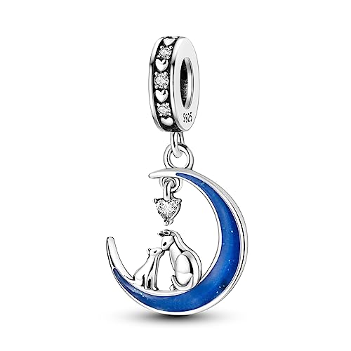 MULA Charms Anhänger Silber 925 für Armbänder, kompatibel mit europäischen Armbändern und Halskette für Frauen Mädchen von MULA