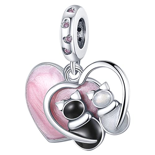 MULA Charms Anhänger Silber 925 für Armbänder, kompatibel mit europäischen Armbändern und Halskette für Frauen Mädchen von MULA