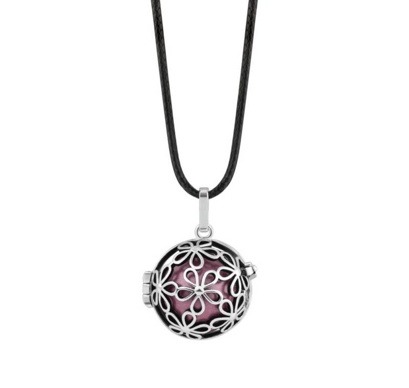 MUMMY BELL Kette mit Einhänger Damenhalsband Jingle Bell Small Blumen - lila K2SF18 MUMMY BELL Kette mit Einhänger Damenhalsband Jingle Bell Small Blumen - lila K2SF18 von MUMMY BELL
