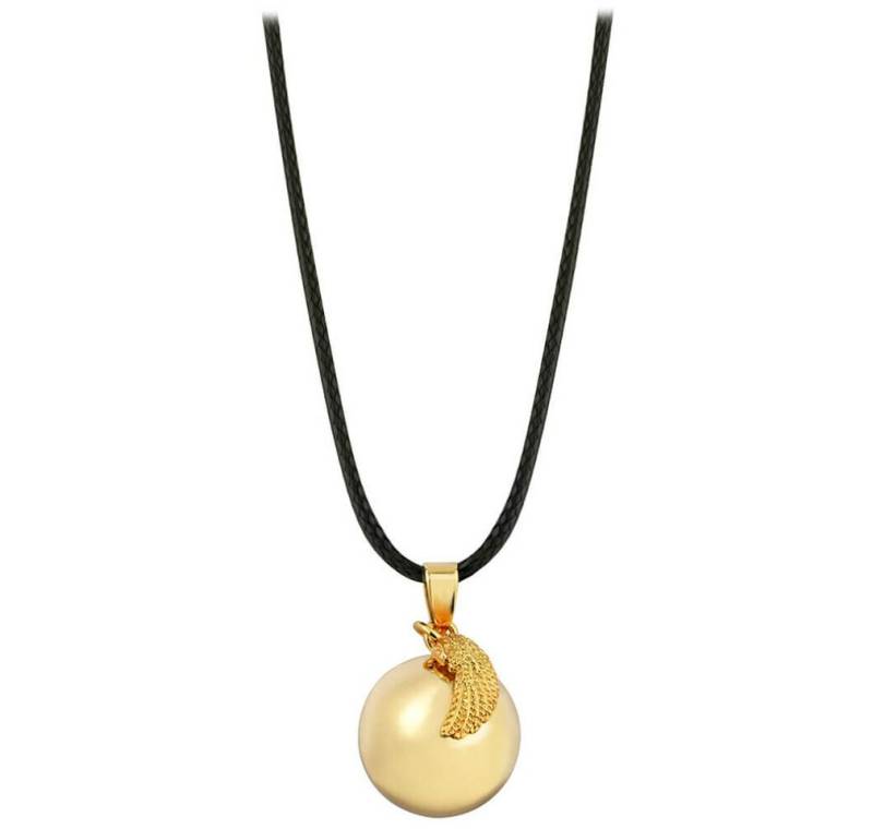 MUMMY BELL Kette mit Einhänger Vergoldete Halskette Jingle Engelsflügel EZ20 MUMMY BELL Kette mit Einhänger Vergoldete Halskette Jingle Engelsflügel EZ20 von MUMMY BELL