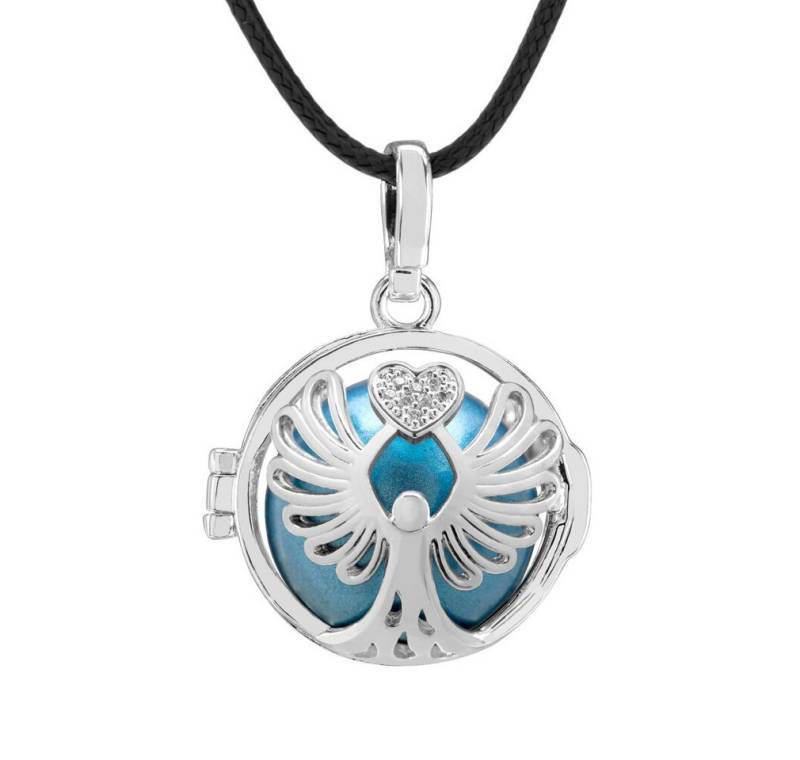 MUMMY BELL Kette mit Einhänger Women´s necklace blue metallic bell Message K10PMM18 MUMMY BELL Kette mit Einhänger Women´s necklace blue metallic bell Message K10PMM18 von MUMMY BELL