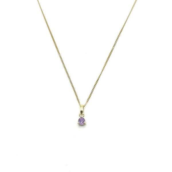 MUNICH JEWELS Kette Geburtsstein Februar Amethyst von MUNICH JEWELS