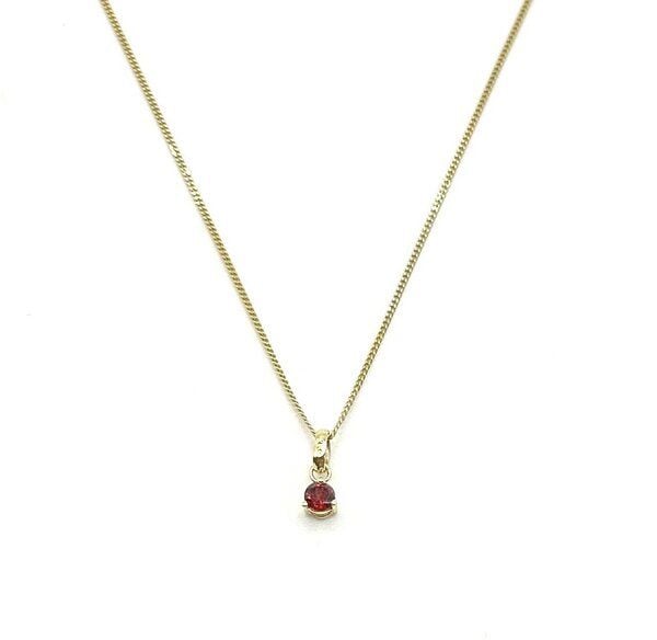 MUNICH JEWELS Kette Geburtsstein Juli Rubin von MUNICH JEWELS