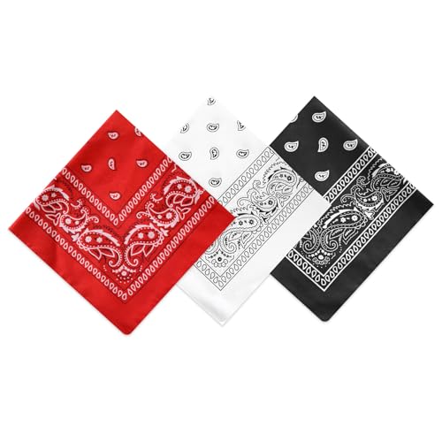 MUNKST Cowboys Baumwoll-Bandana, Spielkarten-Kopftuch, Maulbeerseide, kühlende Gesichtsmaske, Unisex, Halswärmer, Schal und Bandana in einem (54 x 54 cm) von MUNSKT