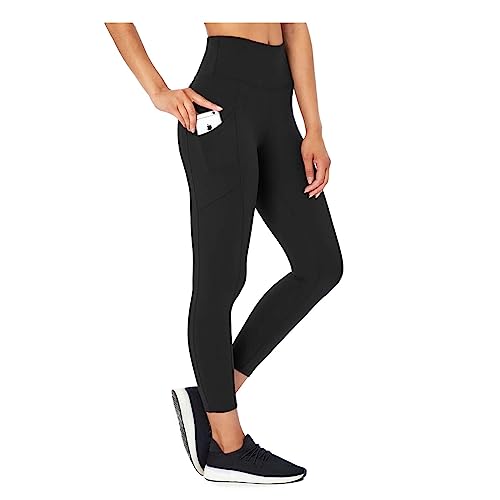 MUNSKT Leggings mit Handytasche Sporthose Damen,High Waist Sport Leggings,Yogahose Damen,Blickdicht Laufhose,Sportleggins Damen Lang von MUNSKT