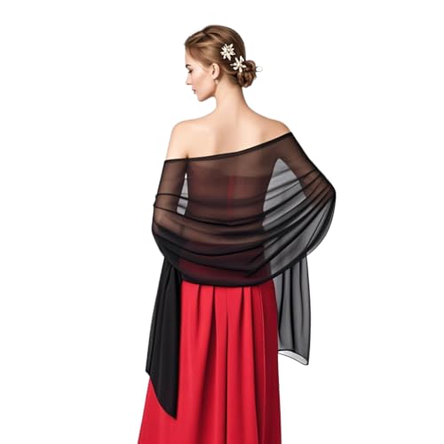 MUNSKT Stole Women's Scarves Summer Thin Scarf Pashmina Women's Festive Stole for Evening Dress or Wedding Dress, Unit size von MUNSKT