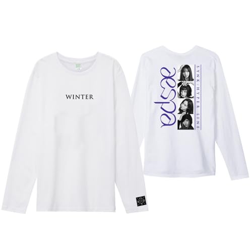 Ae Concert Synk Hyper Line Sweatshirt Bedruckte Merch Shirts Baumwolle Rundhals Top(Winter White,M) von MURQ