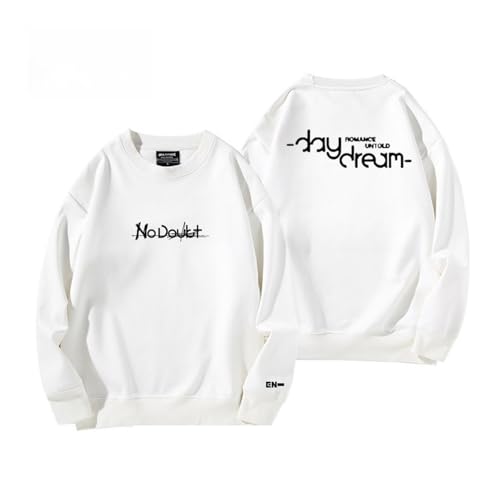 EN 2024 Album No Doubt Hoodie Support Bedrucktes Sweatshirt Baumwoll-Merch-Shirts for Fans(A White,M) von MURQ