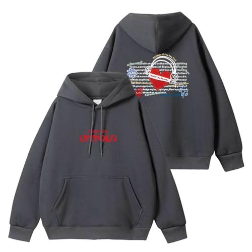EN Album RomanceUntold Hoodie Support Merch Sweatshirt for Fans(Gray,S) von MURQ