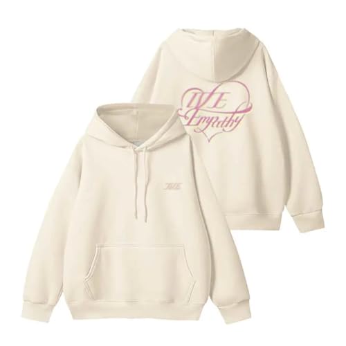 Iv Album Empathy Hoodie Support Merch Sweatshirt Rebel Heart Contton Star Style Sweatshirt(Beige-Fleece,M) von MURQ