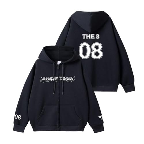 MURQ 2024 ST Album Right HERE Hoodie Support Bedrucktes Merch-Sweatshirt aus Baumwolle(THE8,S) von MURQ