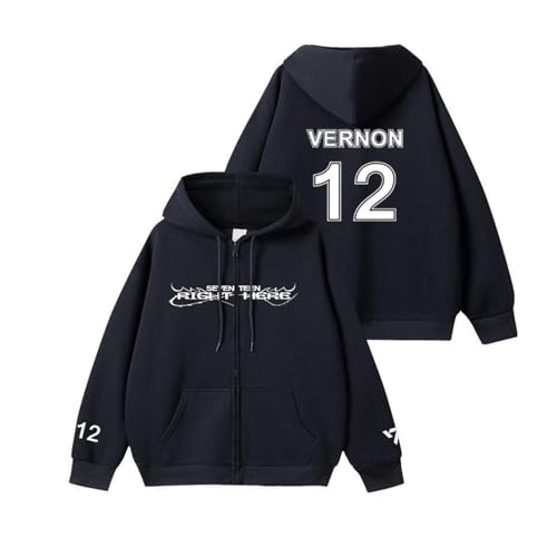 MURQ 2024 ST Album Right HERE Hoodie Support Bedrucktes Merch-Sweatshirt aus Baumwolle(VINON,M) von MURQ